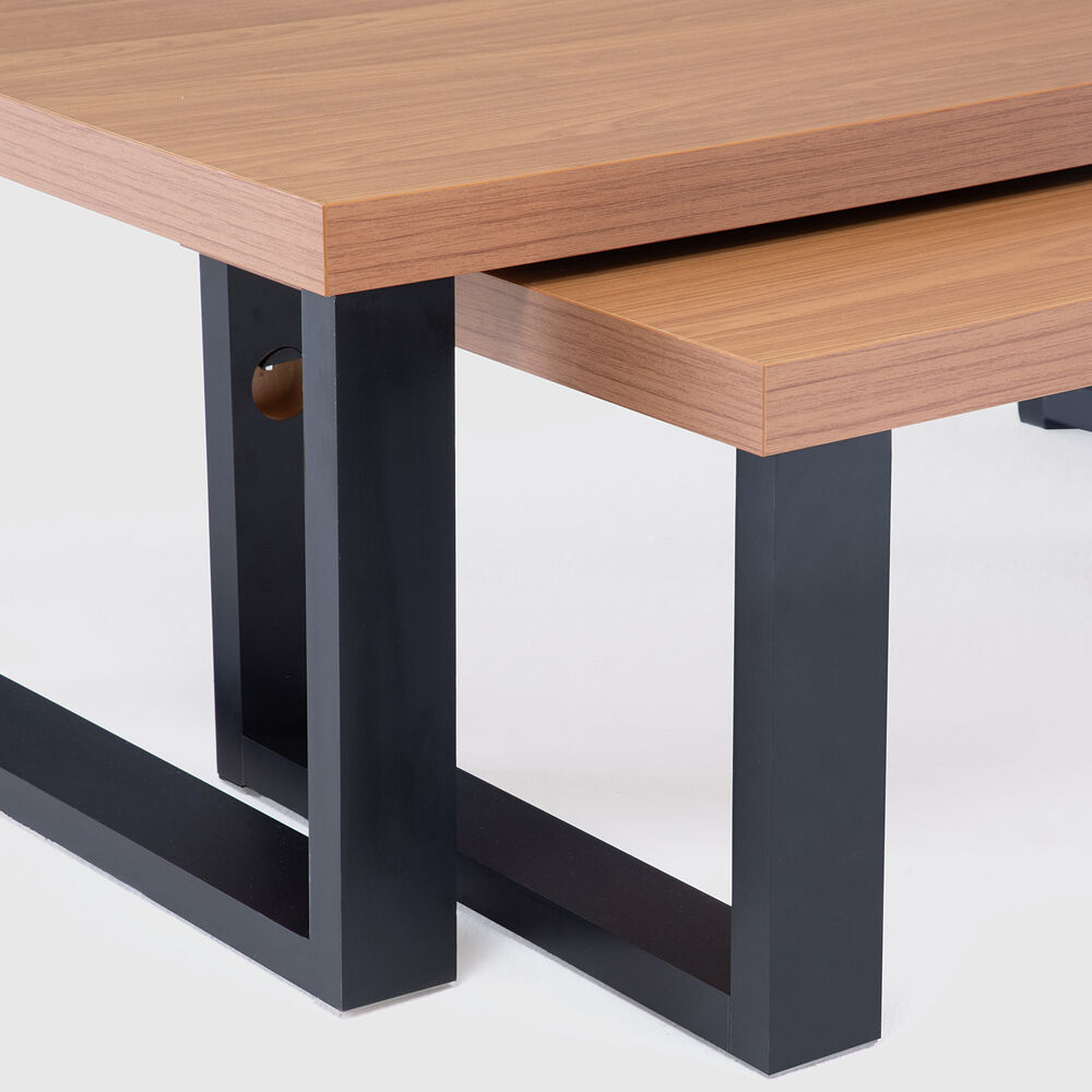 Mesa De Centro Roca Yulton Roble-negro image number 8.0